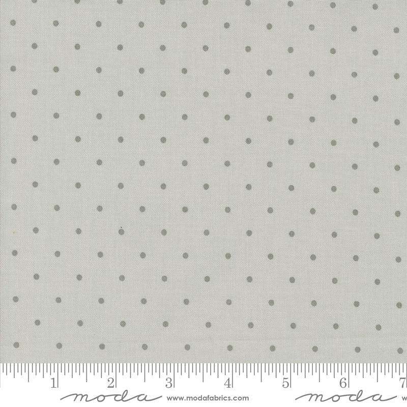 Magic Dot Blender Dots Silver Gray Lella Boutique Moda Cotton Fabric