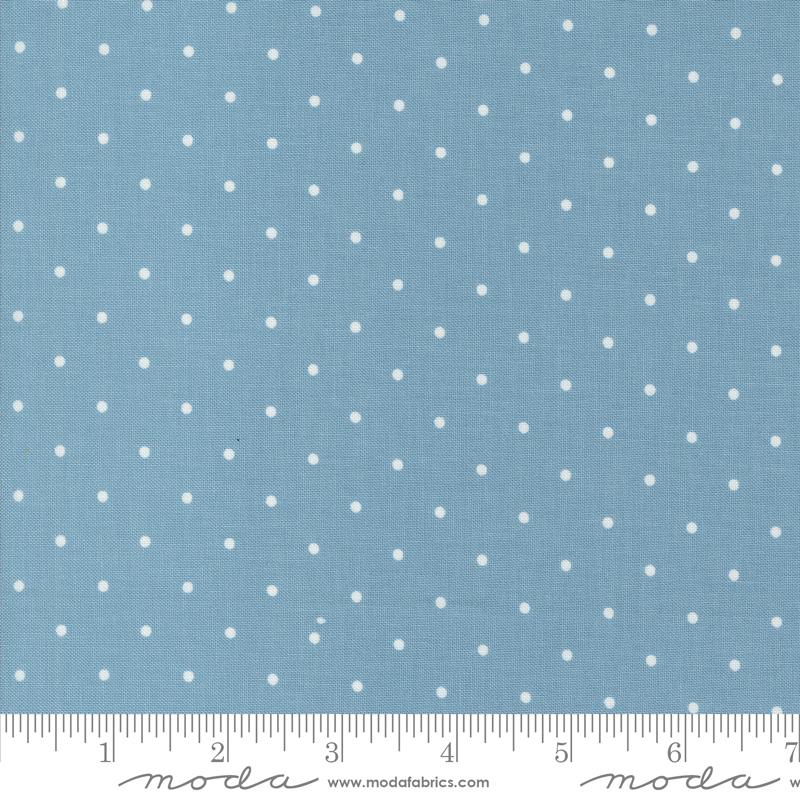 Magic Dot Blender Dots Sky Blue Lella Boutique Moda Cotton Fabric