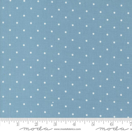 Magic Dot Blender Dots Sky Blue Lella Boutique Moda Cotton Fabric