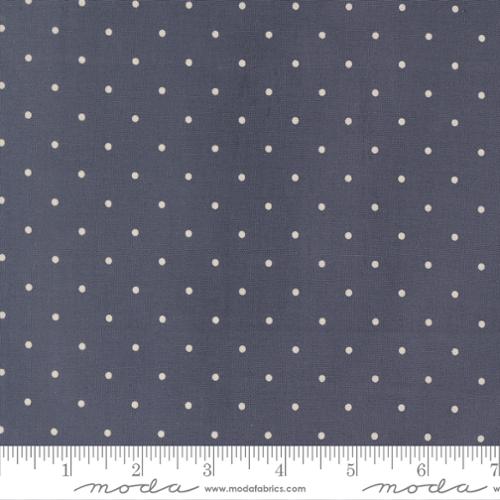 Magic Dot Twilight White Dark Grey Lella Boutique Moda Cotton Fabric MD-5230-63