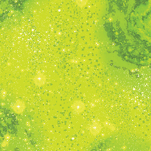 Magical Basics Magic Lime Green Kanvas Studio Benartex Cotton Fabric BE-15280-40