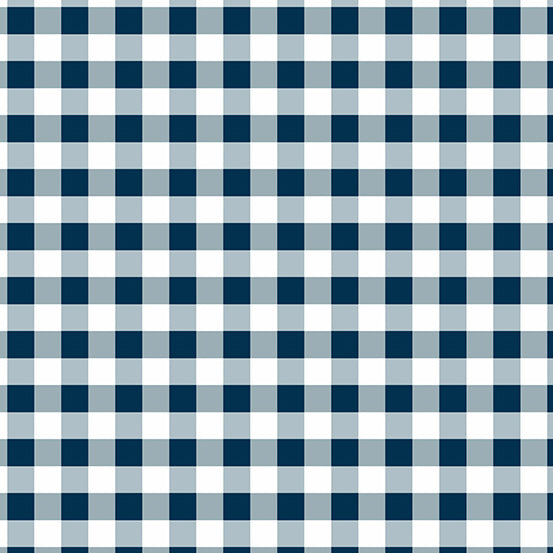 Magnolia Check Blue Edyta Sitar of Laundry Basket Quilts Andover Fabrics Cotton Fabric AF-A-859-B