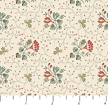 Manoir - Antiques Roadshow™ Calico Cream Multi Deborah Edwards Northcott Fabrics Cotton Fabric NC-28974-11 | US Fabric Shop