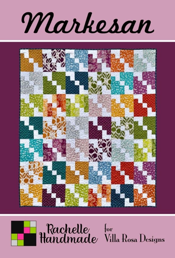 Markesan Quilt Pattern 60"x70" Rachelle Handmade Villa Rosa Designs VRD-MARKESAN | US Fabric Shop