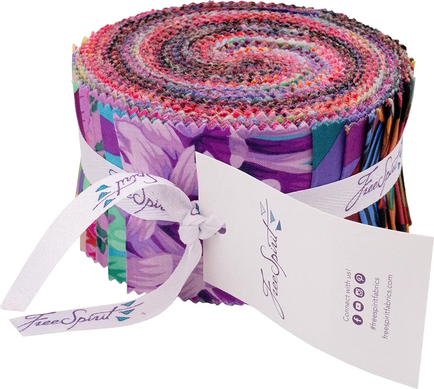 February 2022 Mars Design Roll 2.5" Strips Kaffe Fassett Collective Free Spirit Cotton Fabric