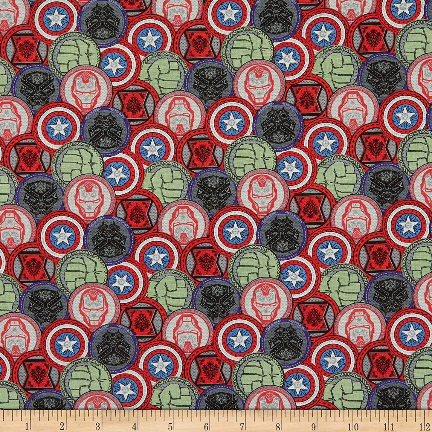 Marvel Avengers Coins Thor Iron Man Hulk Springs Creative Cotton Fabric SC-71718