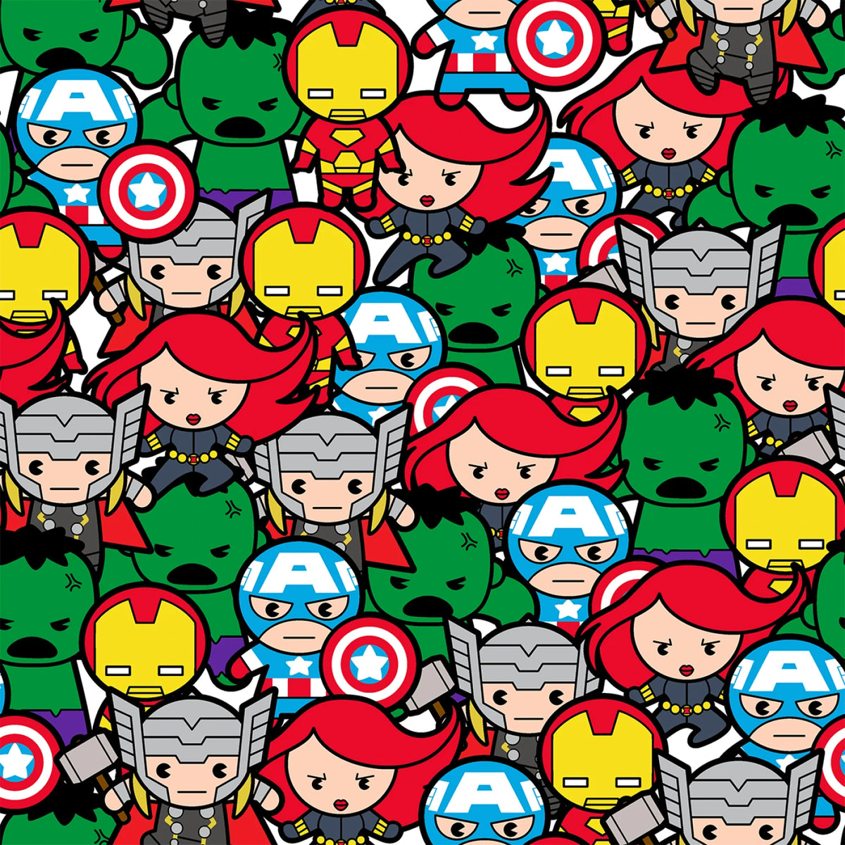Marvel Avengers Pop Heroes Kawaii Springs Creative Cotton Fabric SC-80400