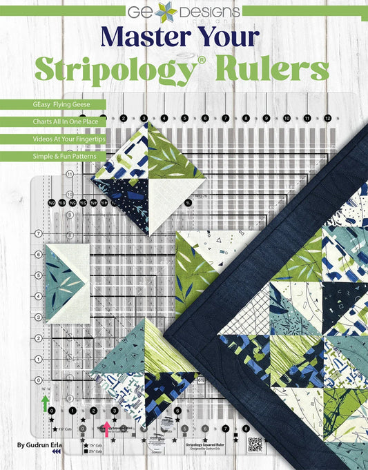 Master Your Stripology® Rulers Book Gudrun Erla G. E. Designs GE-517