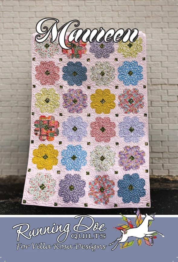 Maureen Quilt Pattern 56"x84" Running Doe Villa Rosa Designs VRD-MAUREEN | US Fabric Shop
