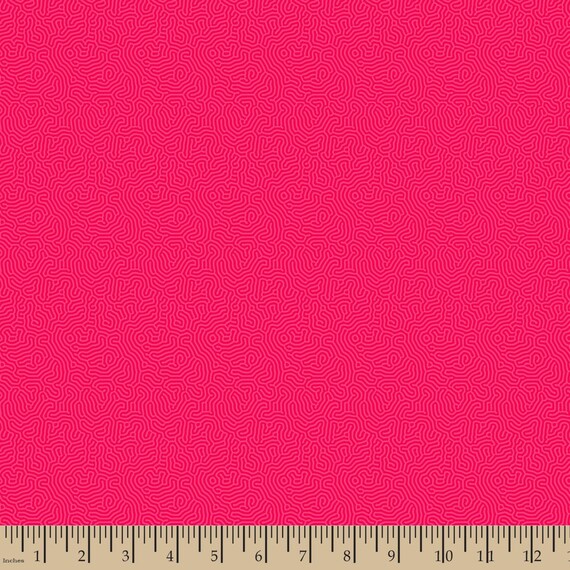 Maze Azalea Pink Patrick Lose Cotton Fabric
