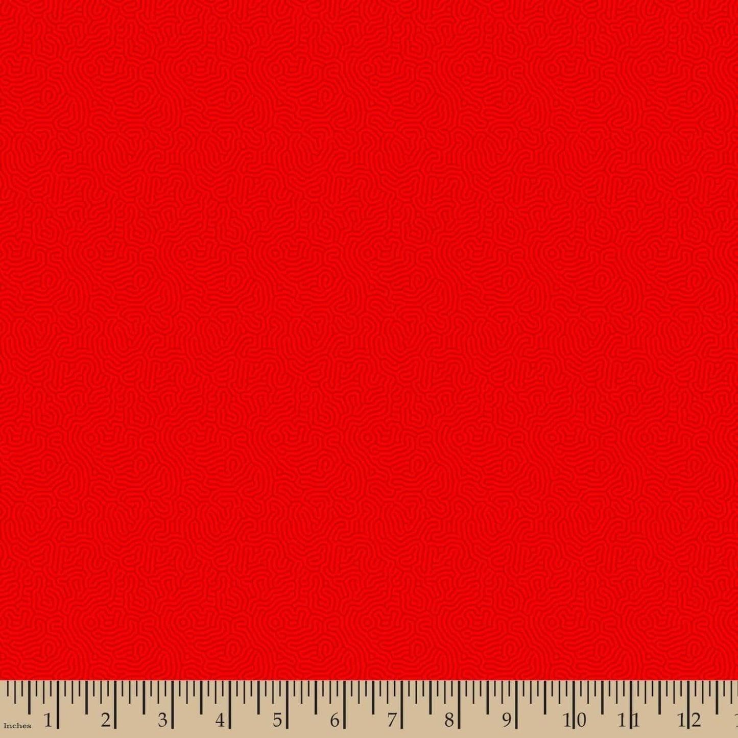 Maze Candy Apple Red Patrick Lose Cotton Fabric