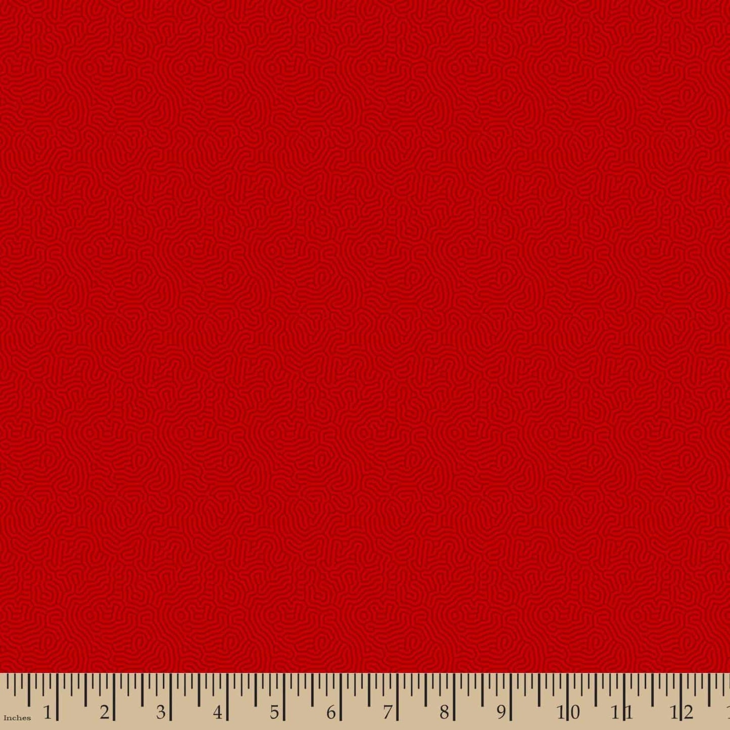 Maze Red Velvet Patrick Lose Cotton Fabric