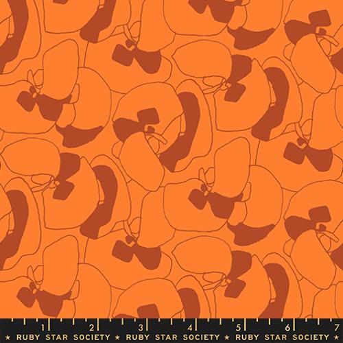 Memento Seagrapes Geometric Abstract Shapes Orange Carolyn Friedlander Ruby Star Society Moda Cotton Fabric MD-RS8000-14