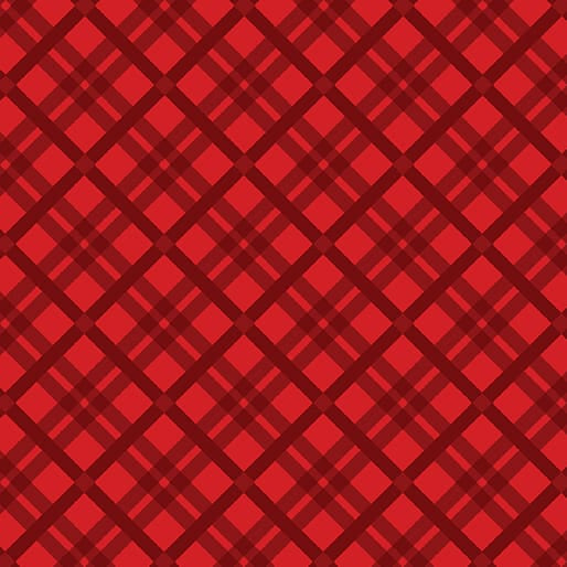 Merry Cats Tartan Red Peggy Collins Benartex Cotton Fabrics BE-16740-10 | US Fabric Shop