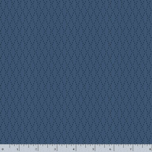 Middleboro Road Diamond Navy Suzi Smith Marcus Fabrics Cotton Fabric MF-R581564D-NAVY
