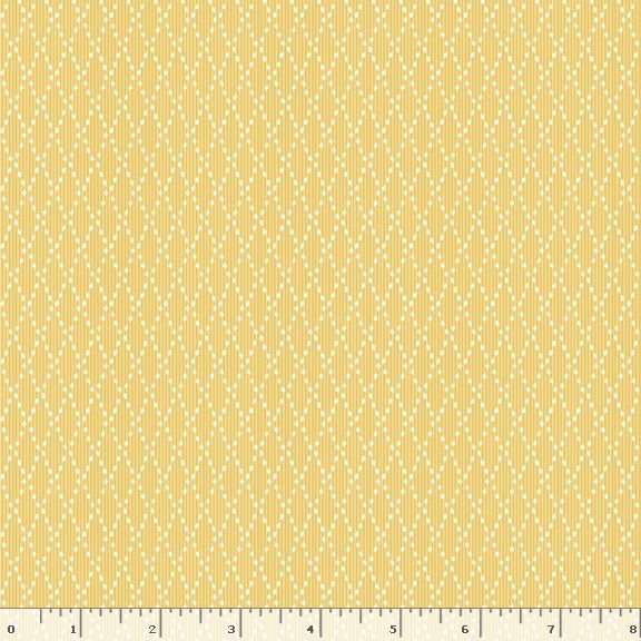 Middleboro Road Diamond Yellow Suzi Smith Marcus Fabrics Cotton Fabric MF-R581564D-YELLOW
