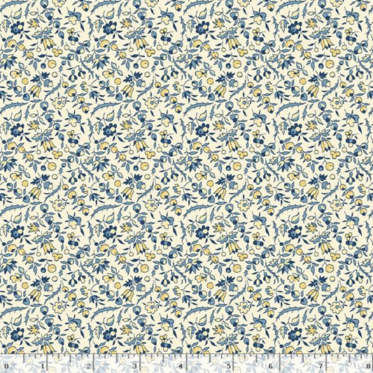 Middleboro Road Flower Field Cream Suzi Smith Marcus Fabrics Cotton Fabric MF-R581560D-CREAM
