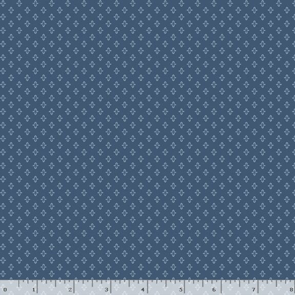 Middleboro Road Geo Navy Suzi Smith Marcus Fabrics Cotton Fabric MF-R581566D-NAVY