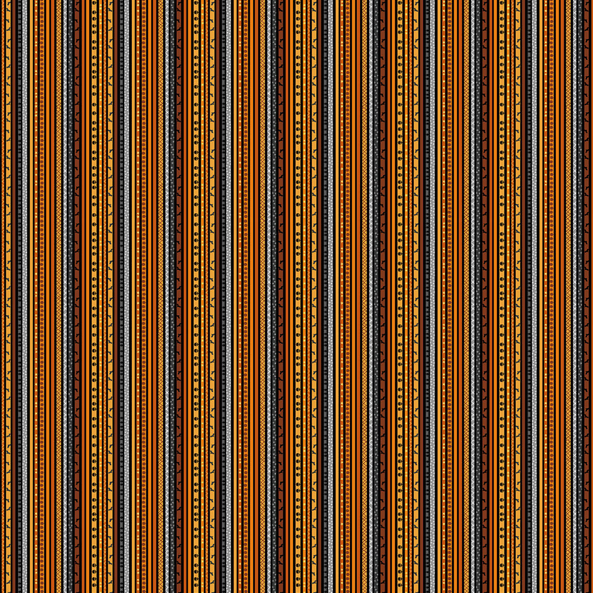 Midnight Magic Mini Stripe Gracie Popp Studio E Cotton Fabric