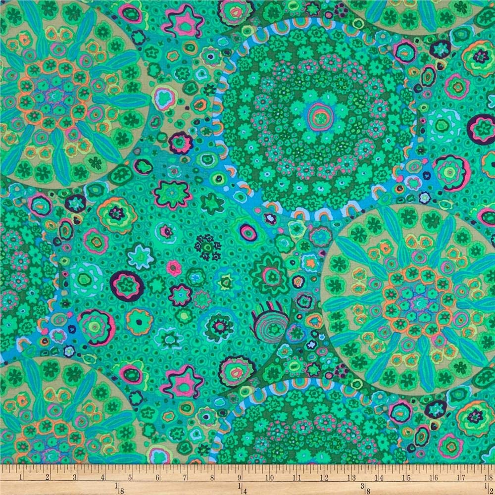 Millefiore Jade Classics Kaffe Fassett Collective Free Spirit Cotton Fabric FS PWGP092.JADEX