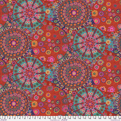 Millefiore Red Classics Kaffe Fassett Collective Free Spirit Cotton Fabric FS-GP92.REDD