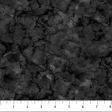 Misty Morning Tonal Texture Black Deborah Edwards Melanie Samra Northcott Cotton Fabric NC-DP28654-99