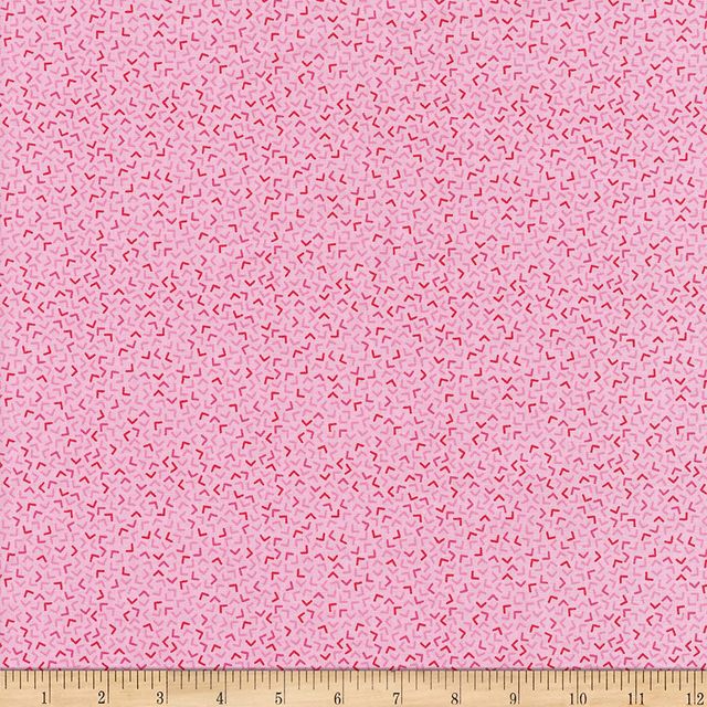 MixMasters Mashup Boomerangs Carnation Pink Patrick Lose Cotton Fabric