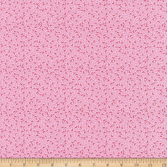 MixMasters Mashup Boomerangs Carnation Pink Patrick Lose Cotton Fabric