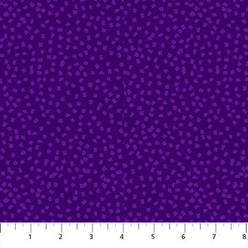 MixMasters Mashup Confetti Nightfall Purple Patrick Lose Cotton Fabric