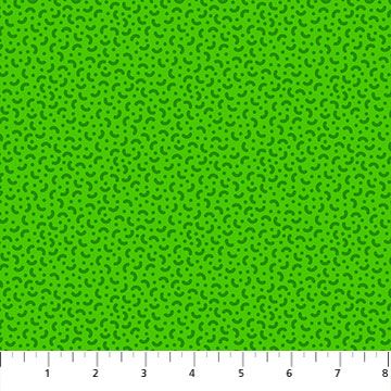 MixMasters Mashup Mac and Peas Grass Green Patrick Lose Cotton Fabric