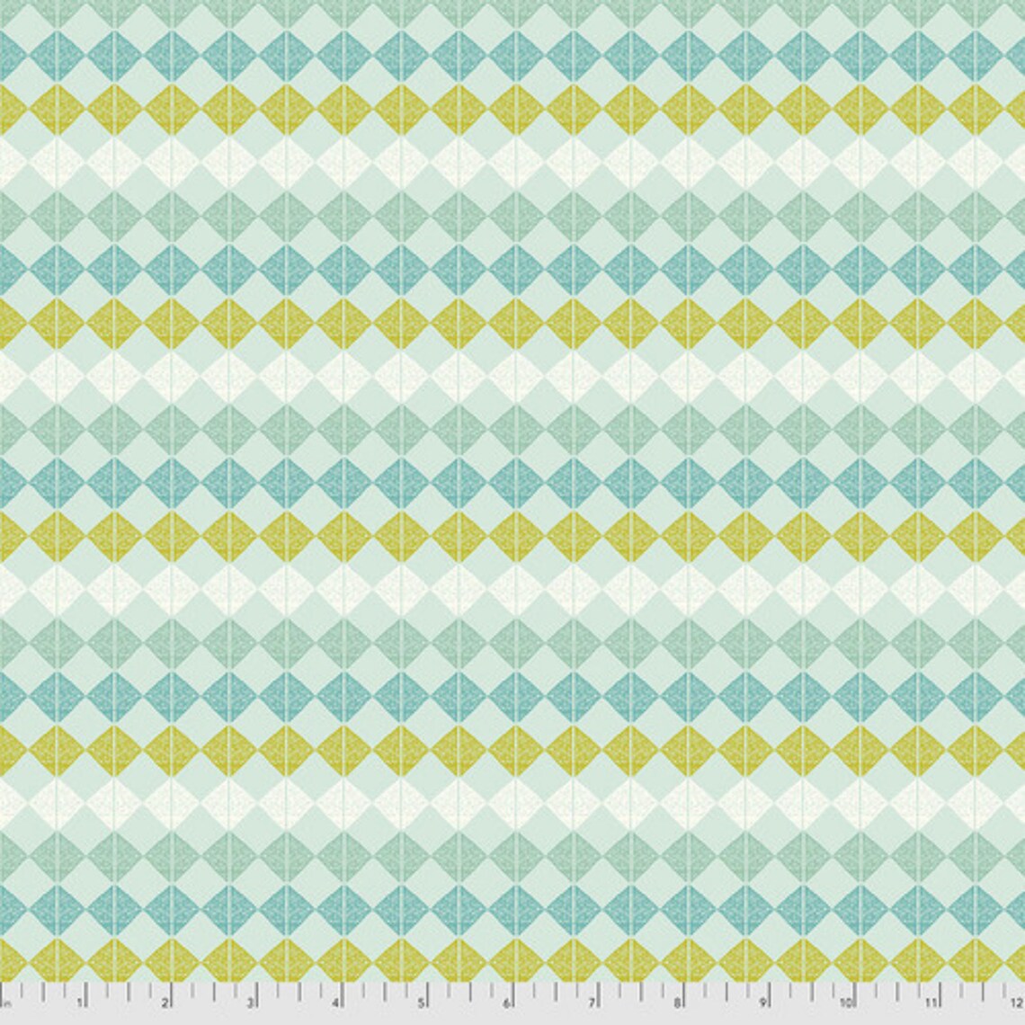 Mod Cloth Beads Geo Retro Earth Green Sew Kind of Wonderful Free Spirit Cotton Fabric