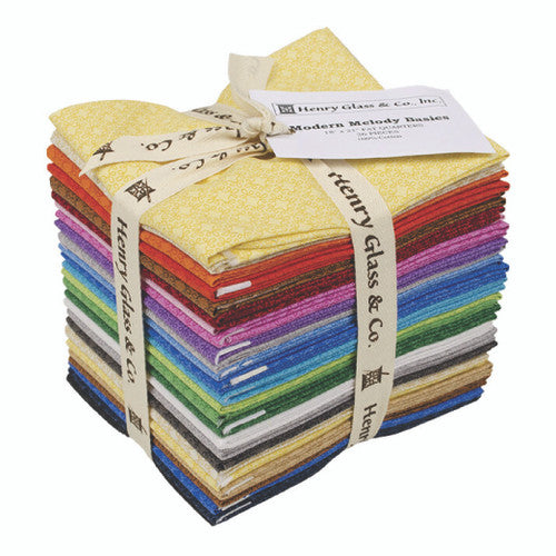 Modern Melody Filigree Geo Fat Quarter Bundle 18" x 21" 26pcs Henry Glass Cotton Fabric HG-Fat Quar Modern Melody