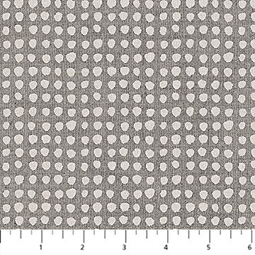 Modern Elements Dots Charcoal Northcott Cotton Fabric NC-28177-96