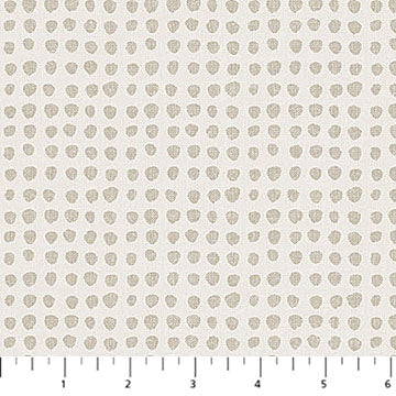 Modern Elements Dots Taupe Northcott Cotton Fabric NC-28177-14