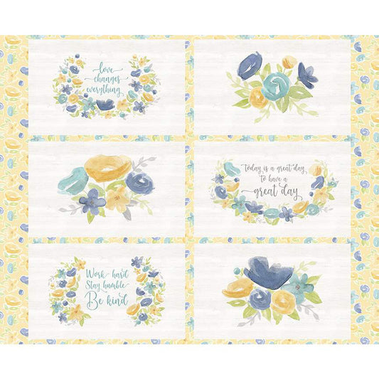 Monthly Placemats May Placemat Panel 36” Tara Reed Riley Blake Designs Cotton Fabric RB-PD12408-MAY