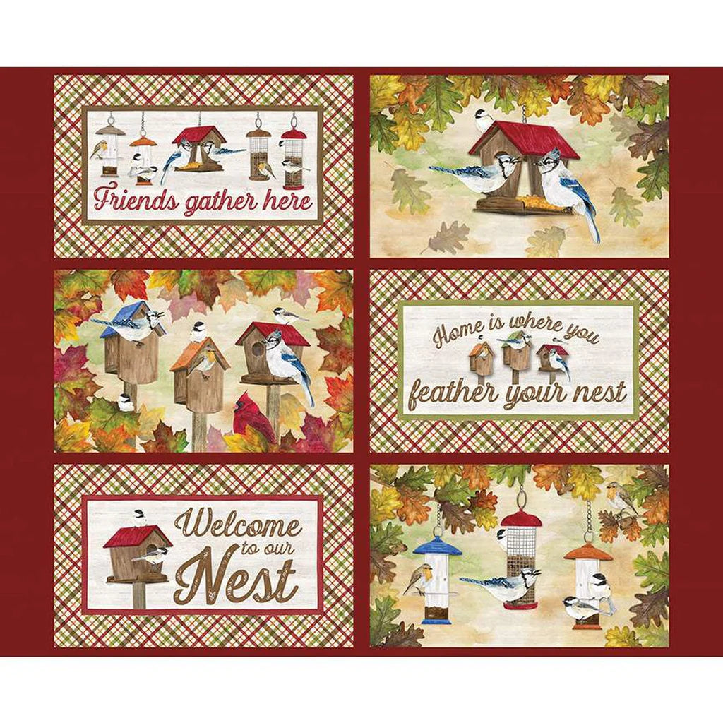 Monthly Placemats September Placemat Panel 36” Tara Reed Riley Blake Designs Cotton Fabric RB-PD12416-SEPTEMBER