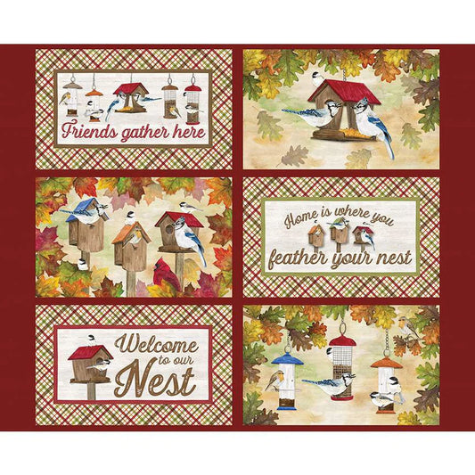 Monthly Placemats September Placemat Panel 36” Tara Reed Riley Blake Designs Cotton Fabric RB-PD12416-SEPTEMBER