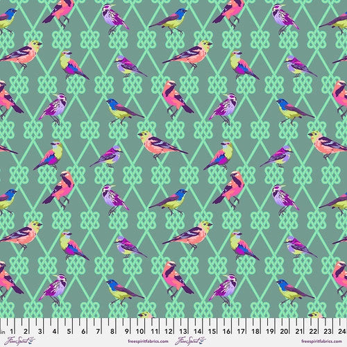 Moon Garden In a Finch Dusk Tula Pink Free Spirit Cotton Fabric FS-PWTP198.DUSK