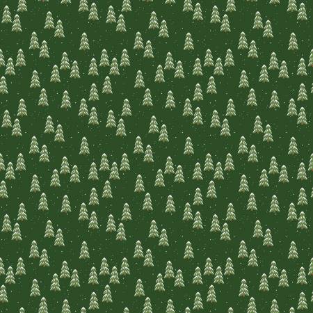 More Christmas Wishes Pines Forest Green The RBD Designers Riley Blake Designs Cotton Fabric RB-C16556-FOREST
