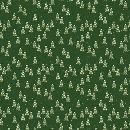 More Christmas Wishes Pines Forest Green The RBD Designers Riley Blake Designs Cotton Fabric RB-C16556-FOREST | US Fabric Shop