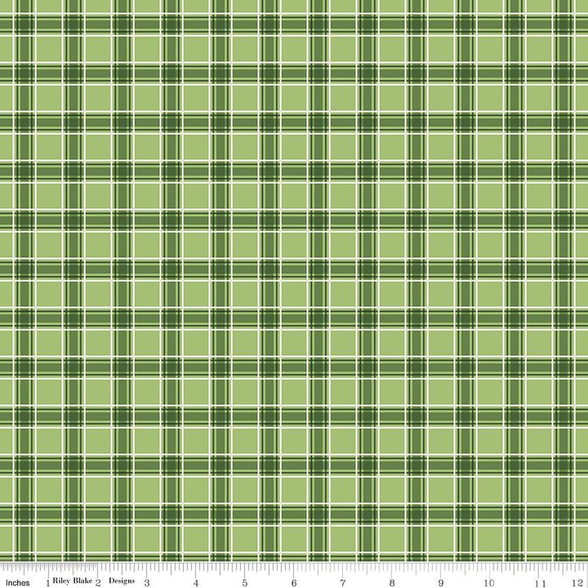 More Christmas Wishes Plaid Green The RBD Designers Riley Blake Designs Cotton Fabric RB-C16557-GREEN | US Fabric Shop