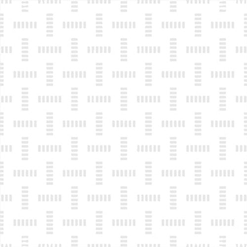 Morning Mist VIII Spaced Bars White on White Blank Quilting Cotton Fabric