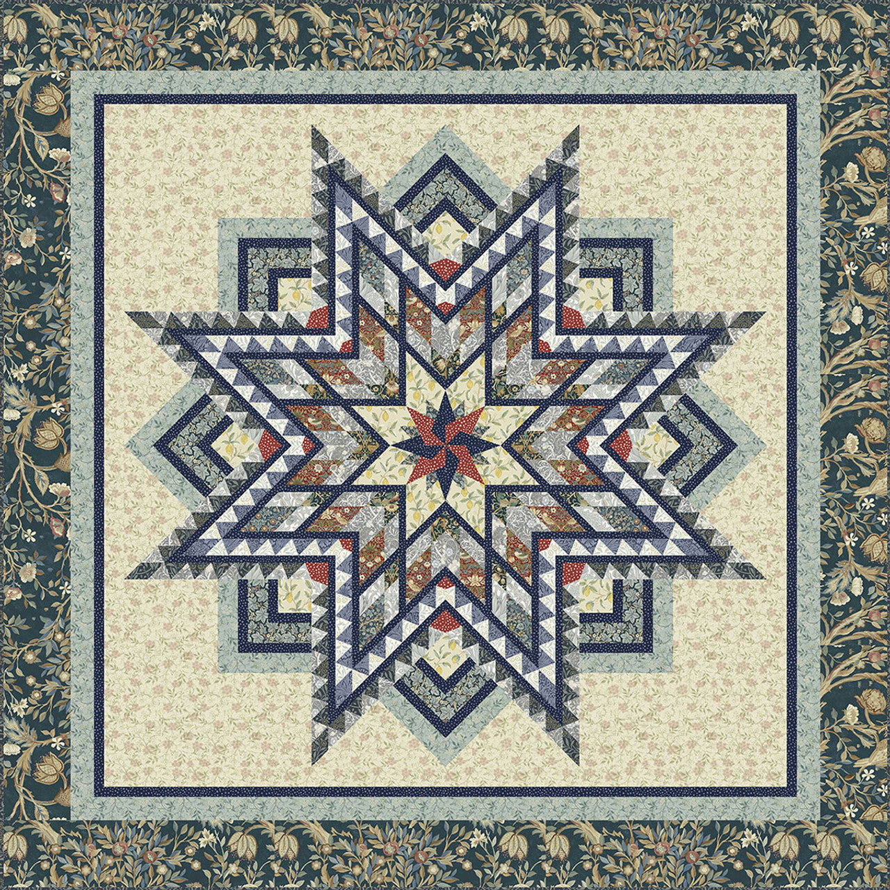 Morris & Co Antares Quilt Kit William Morris Free Spirit Fabrics