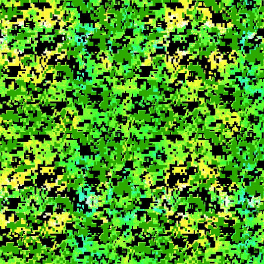 Muddy Girl Camouflage Green Sykel Enterprises Cotton Fabric