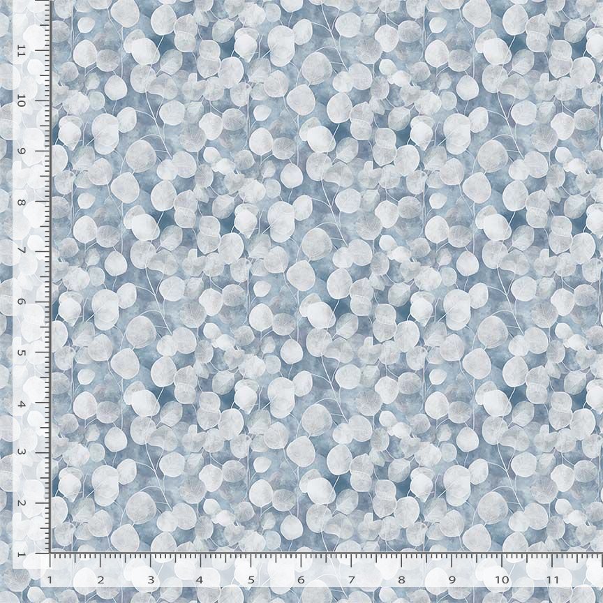 Mystic Meadow Packed Leaves Mist Timeless Treasures Cotton Fabric TT-FLEUR-CD4218-MIST