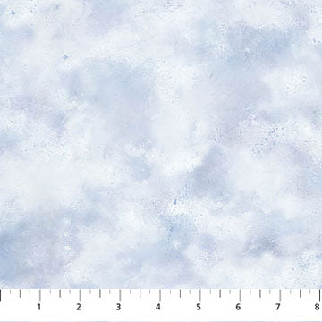 Naturescapes Wild at Heart Cloud Light Blue AI Agnes Northcott Cotton Fabric NC-28197-42