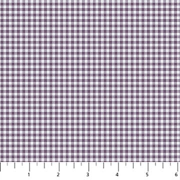 Nest Checks Fig Purple Grey White Ghazal Razavi FIGO Northcott Fabrics Cotton Fabric NC-92101-82 | US Fabric Shop
