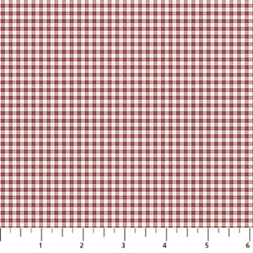 Nest Checks Paprika Brown and White Ghazal Razavi FIGO Northcott Fabrics Cotton Fabric NC-92101-26 | US Fabric Shop