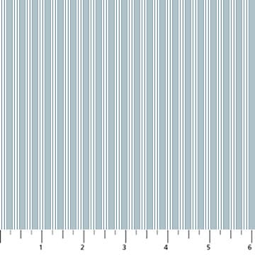 Nest Stripes White Aqua Blue Ghazal Razavi FIGO Northcott Fabrics Cotton Fabric NC-92103-41 | US Fabric Shop