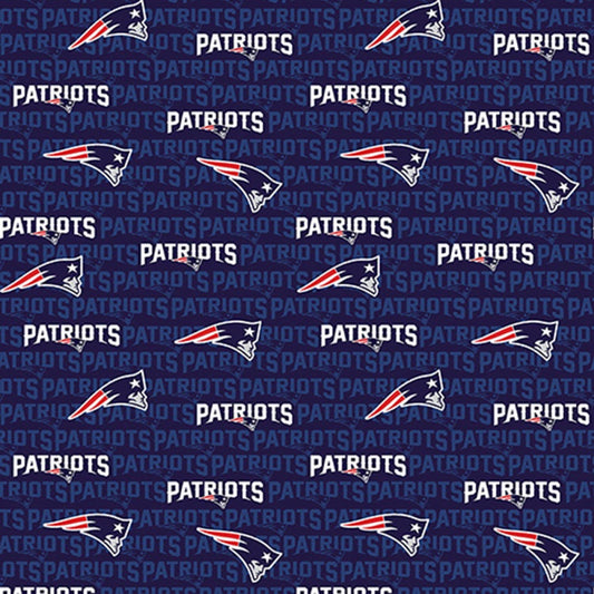 New England Patriots NFL Football Mini-name 58" Fabric Traditions Cotton Fabric NFL-14500D